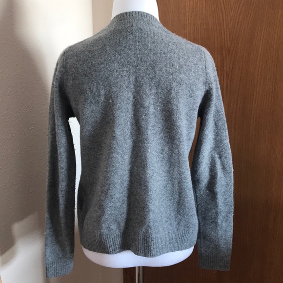 Vineyard Vines Grey Lambswool Cardigan Size XXS - Picture 4 of 5